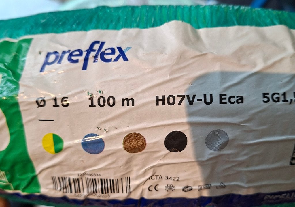 Preflex 5G1,5 Eca, Enlèvement, Neuf, Câble ou Fil électrique