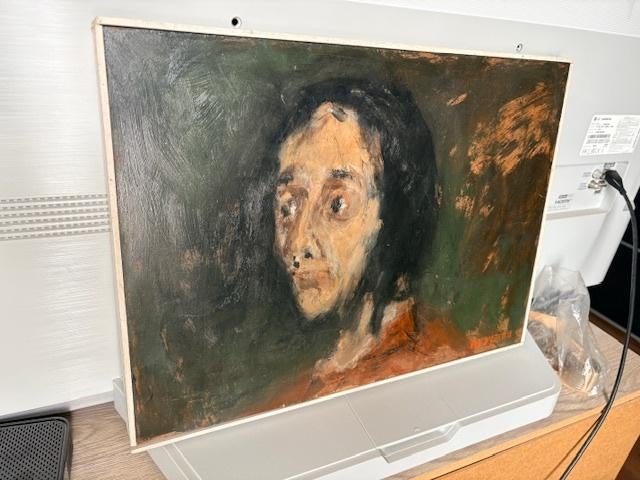 Raoul van den Heede olie op paneel, Antiek en Kunst, Ophalen