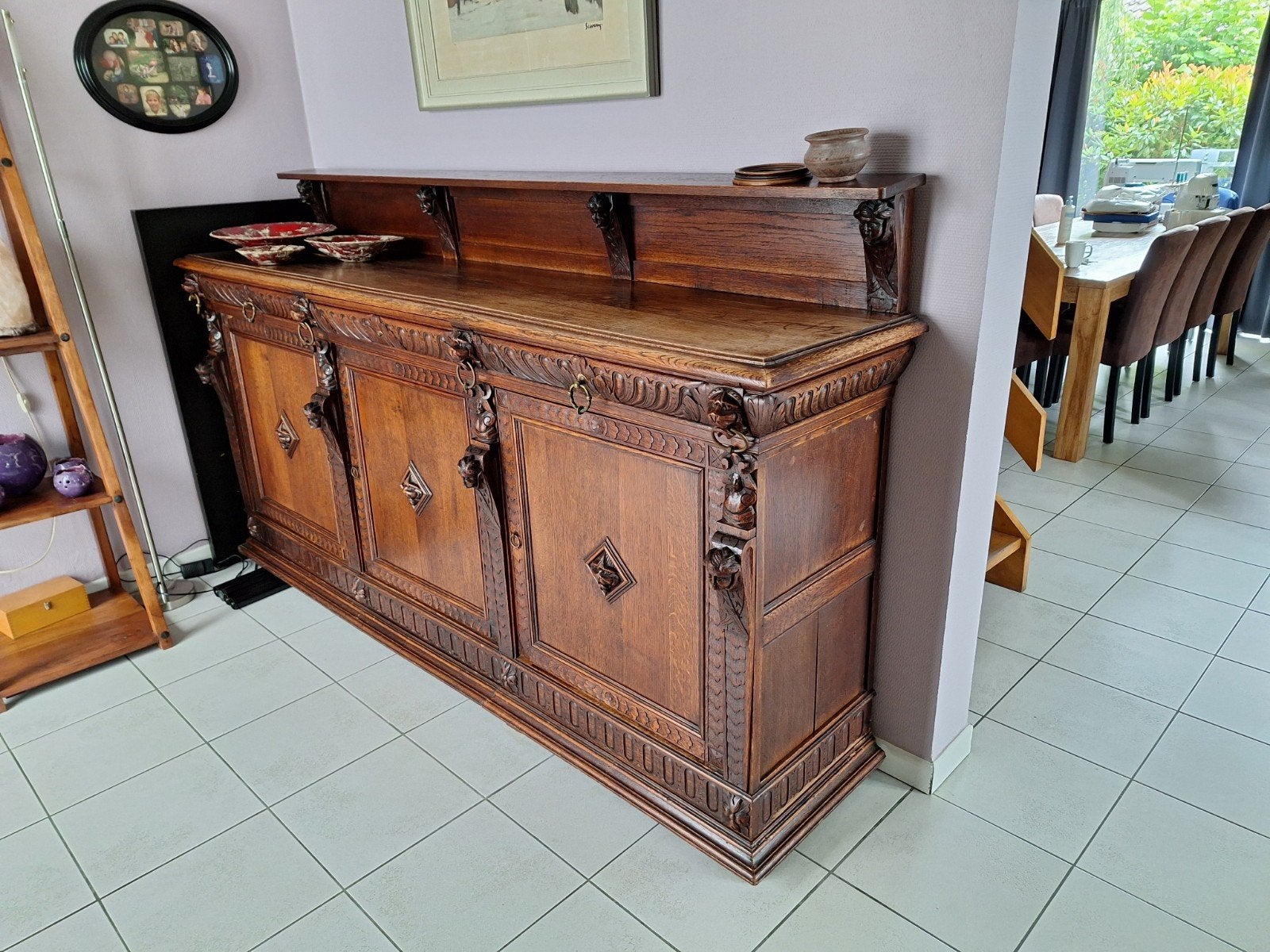 Antiek dressoir 2de helft 19de eeuw, Ophalen