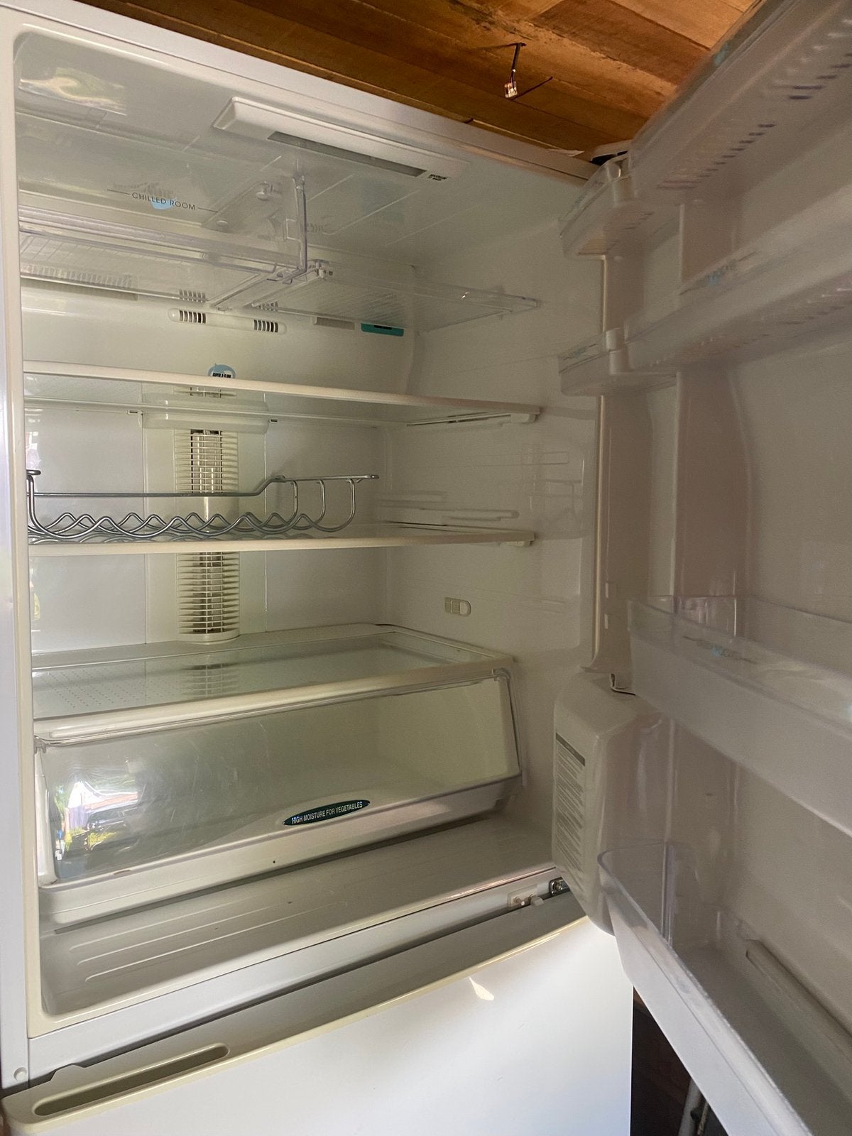 Amerikaanse ijskast met diepvries weinig gebruikt, 160 cm ou plus, Enlèvement, Utilisé, 200 litres ou plus