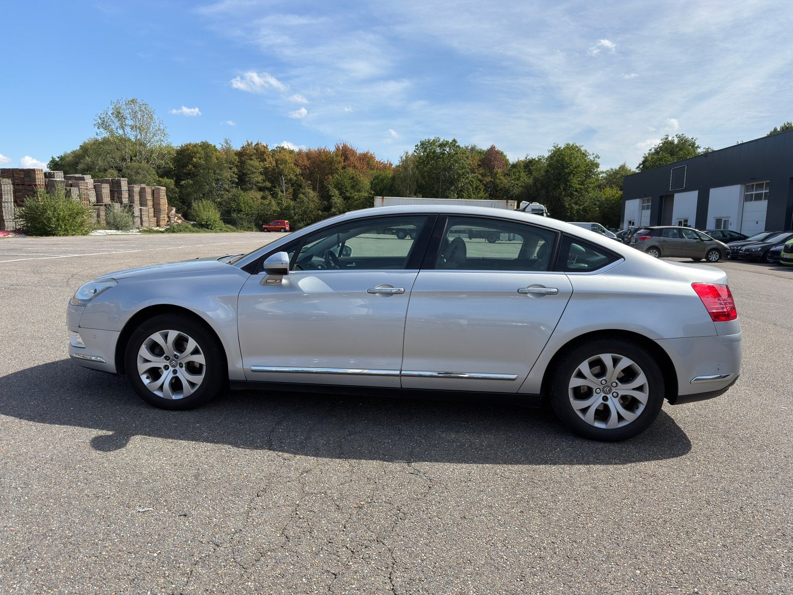 CITROËN C5 2.0 HDi EXCLUSIVE AUTOMATIQUE — EXPORTATION, Autos, Citroën, Cuir, Argent ou Gris, Achat, Beige