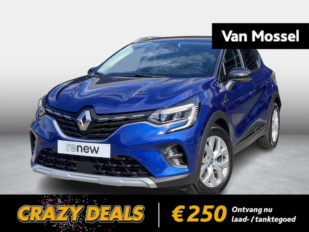 Renault Captur Intens E-Tech plug-in hybrid, Auto's, Renault, Gebruikt, 4 cilinders, 159 pk, Blauw