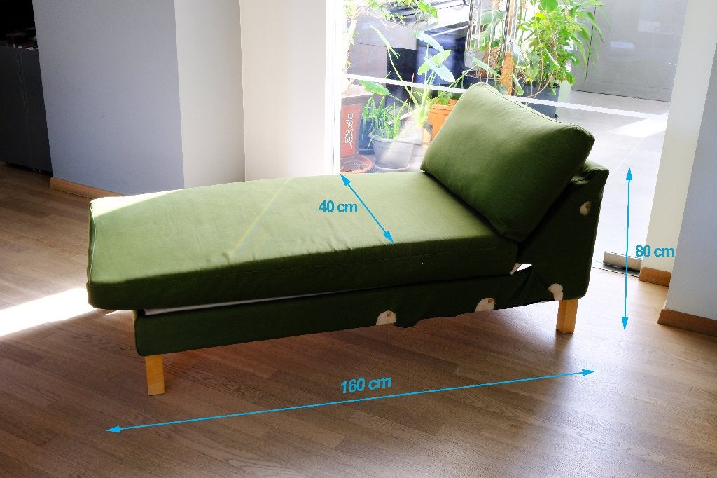 Loungestoel met afneembare hoes, Ophalen, Eenpersoons, Minder dan 75 cm, 150 tot 200 cm