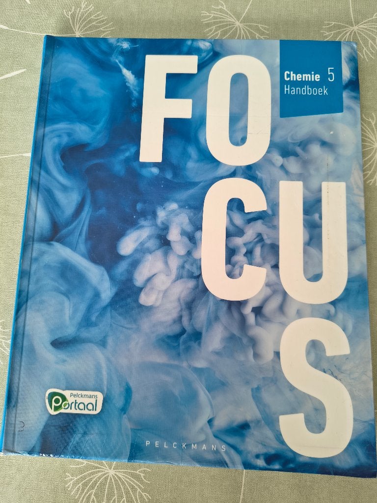Focus Chemie 5 Handboek - Pelckmans, Boeken, ASO, Scheikunde, Ophalen of Verzenden, Zo goed als nieuw