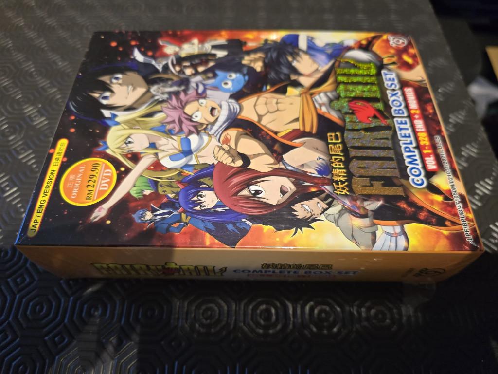 Fairy Tail complete series tv vol. 1-328 End + 2 movies, Ophalen of Verzenden, Nieuw in verpakking