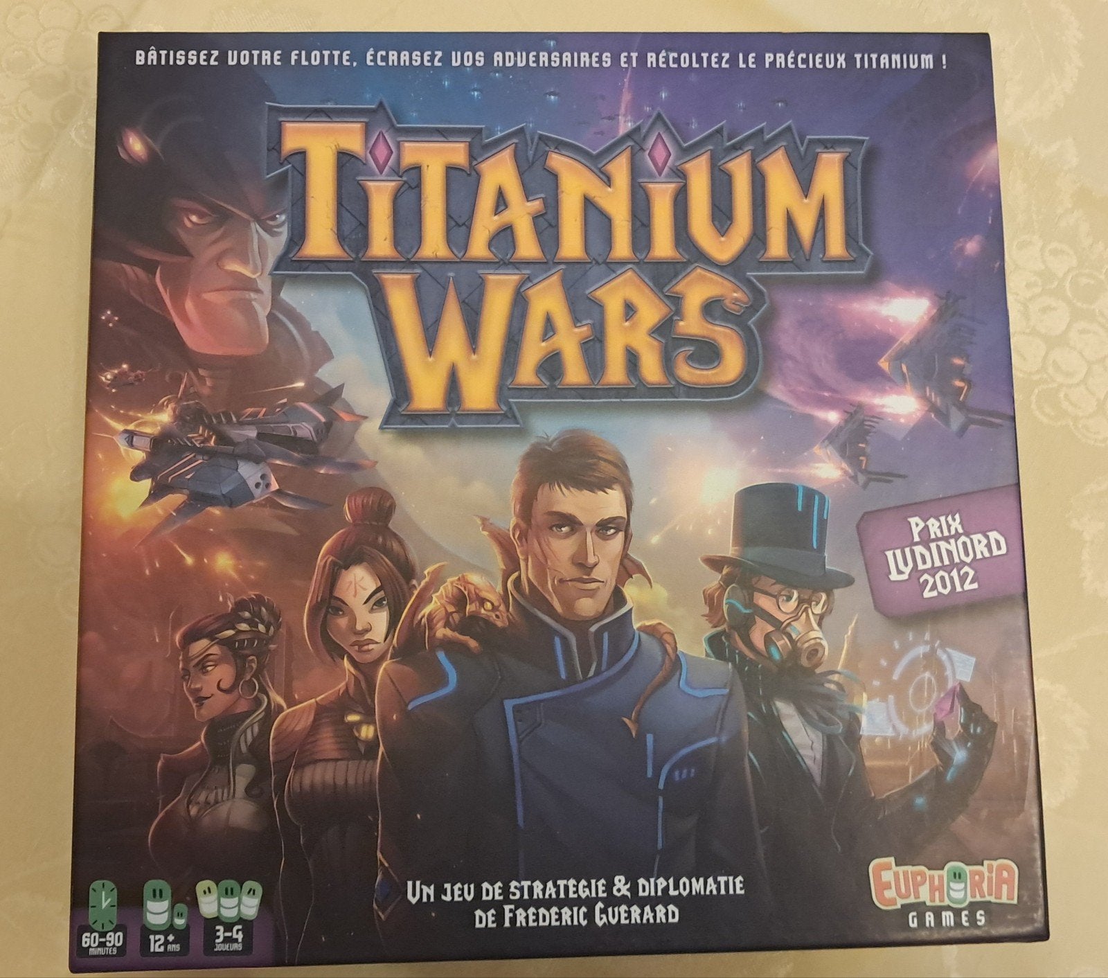 Jeux de société " Titanium wars " (commen neuf ), Trois ou quatre joueurs, Enlèvement, Comme neuf, Euphoria games