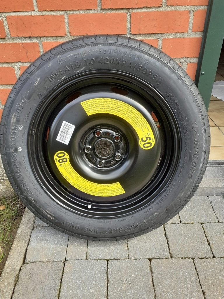 roue de secours , roue galette, Neuf, Pneus et Jantes, 145 mm, Véhicule de tourisme