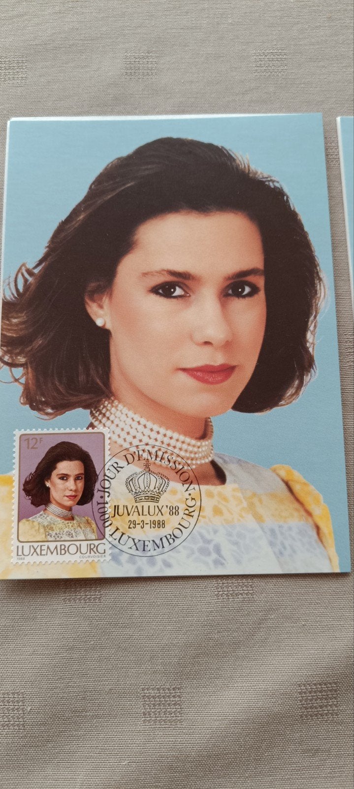 Officiële maximumkaarten, Luxemburg, Postzegels en Munten, Ophalen of Verzenden, Onbeschreven