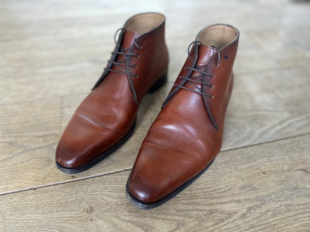 Van Bommel Cognac schoenen 6 1/2, Vêtements | Hommes, Chaussures, Floris van Bommel, Chaussures à lacets, Comme neuf, Brun