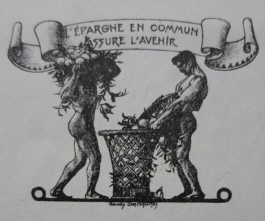 Druk+Niet veel meer+Bellery-Desfontaines+Art Nouveau, Antiek en Kunst, Ophalen of Verzenden, Flora en Fauna, Lithografie, 1900 - 1949