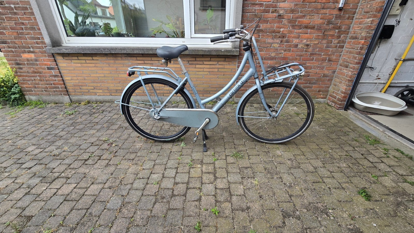 Cortina u4 transporter, Fietsen en Brommers, Fietsen | Dames | Omafietsen, Gebruikt, 50 tot 53 cm, Handrem, Versnellingen, Ophalen