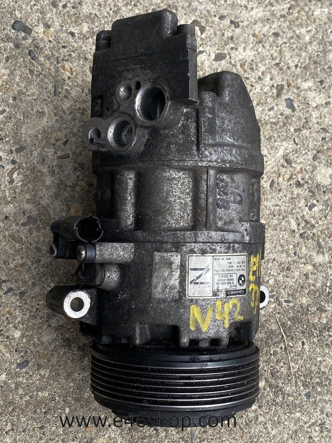 AIRCO POMP BMW E46 N42 MOTOR OE 6908660-06, Gebruikt, -, -, Ophalen of Verzenden