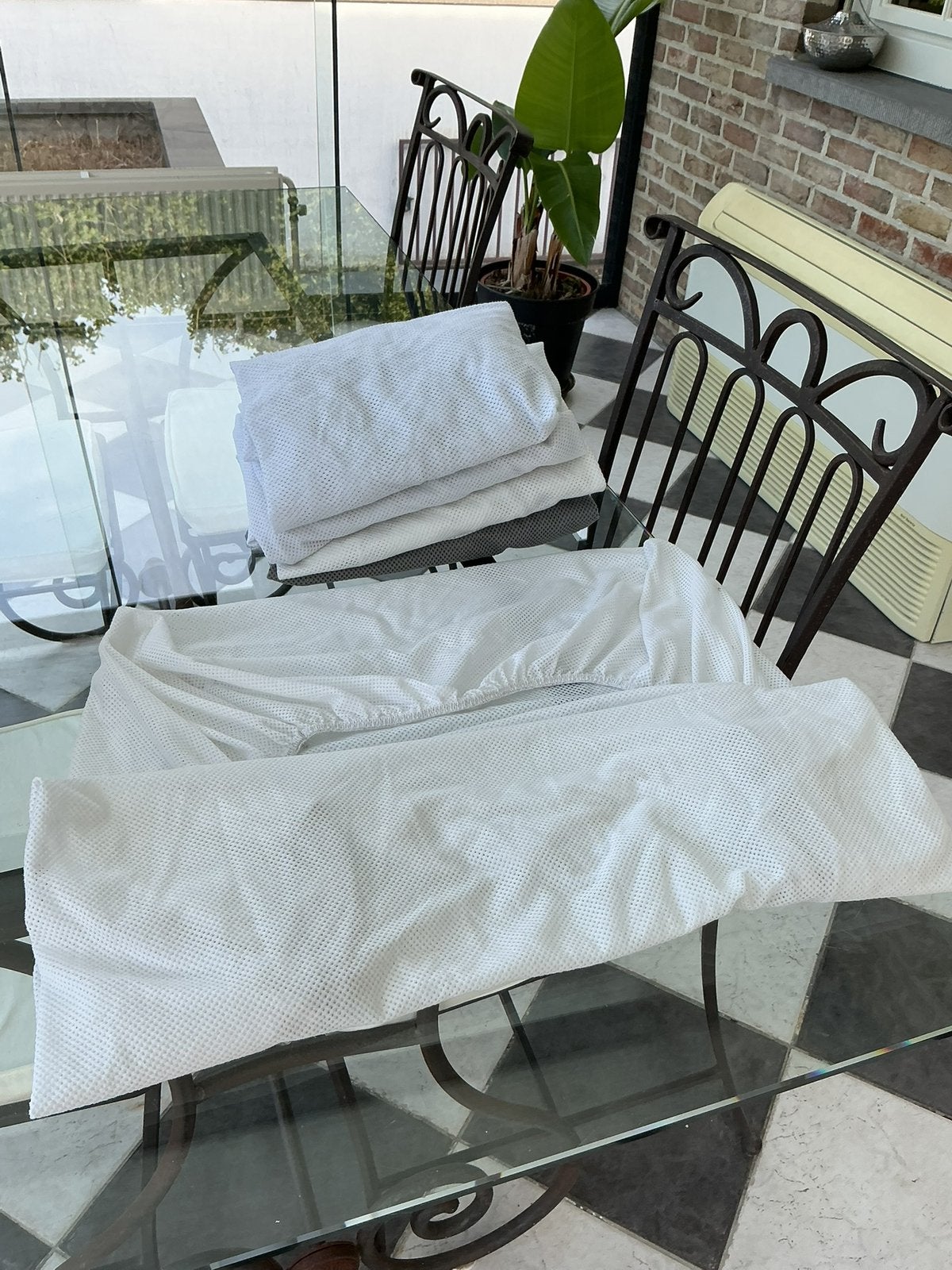 Aerosleep hoeslaken voor babybedje, Kinderen en Baby's, Ophalen, Gebruikt, Hoeslaken of Sloop, Aerosleep