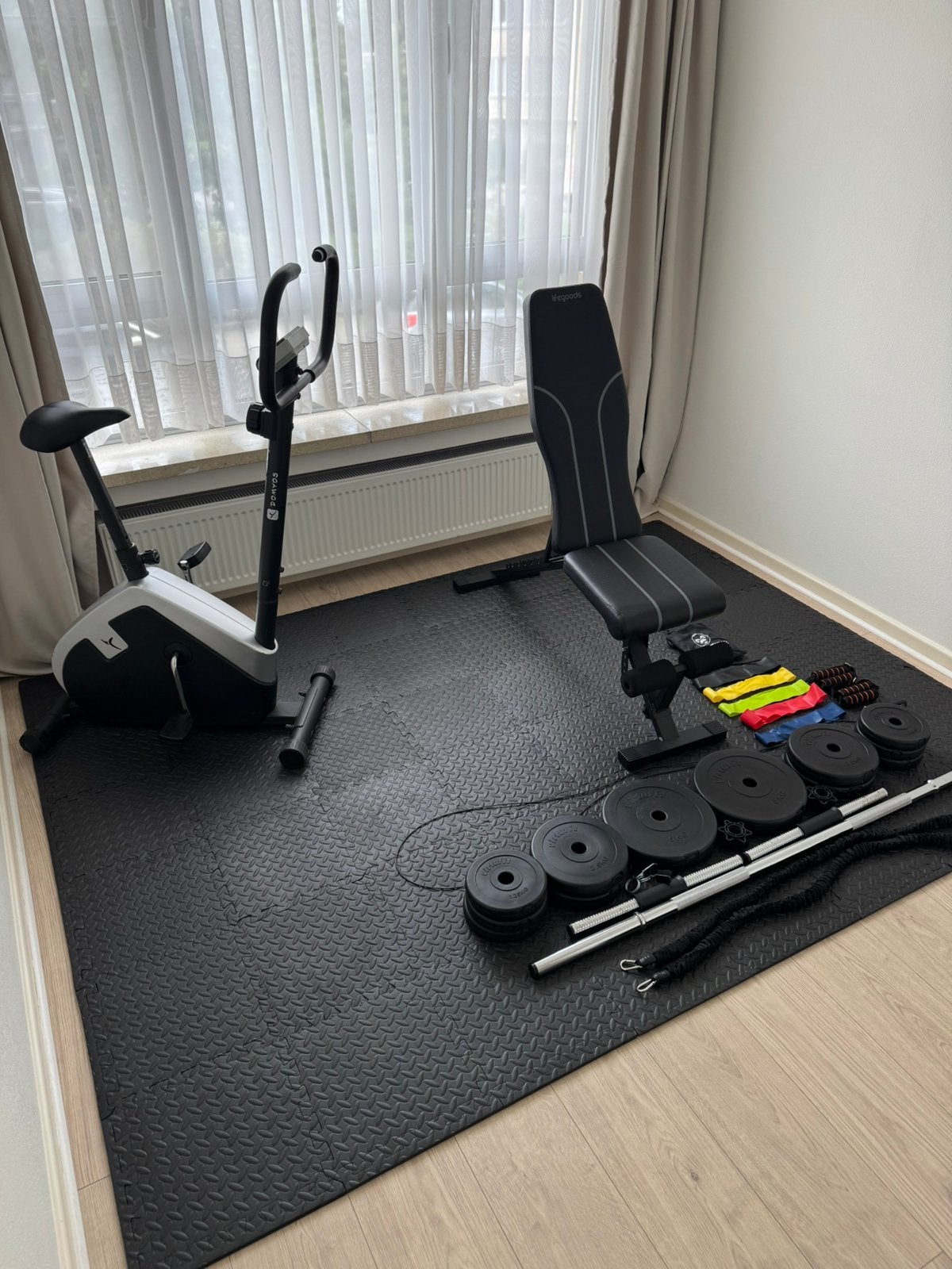 Complete Home Gym Set Te Koop, Ophalen, Zo goed als nieuw