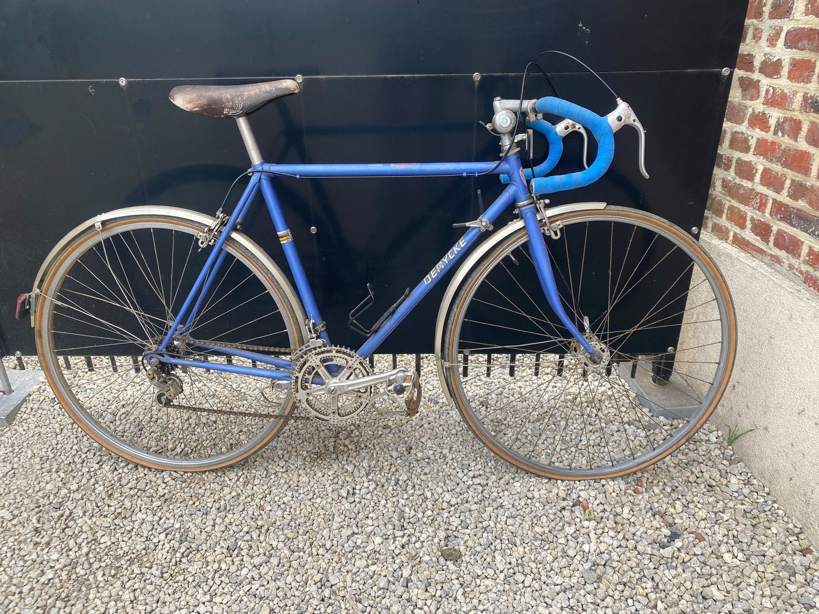 Velo de course vintage Derycke Brussels, Info@deryckebikebrussels.be, 51 à 55 cm, Frein sur jante, Enlèvement