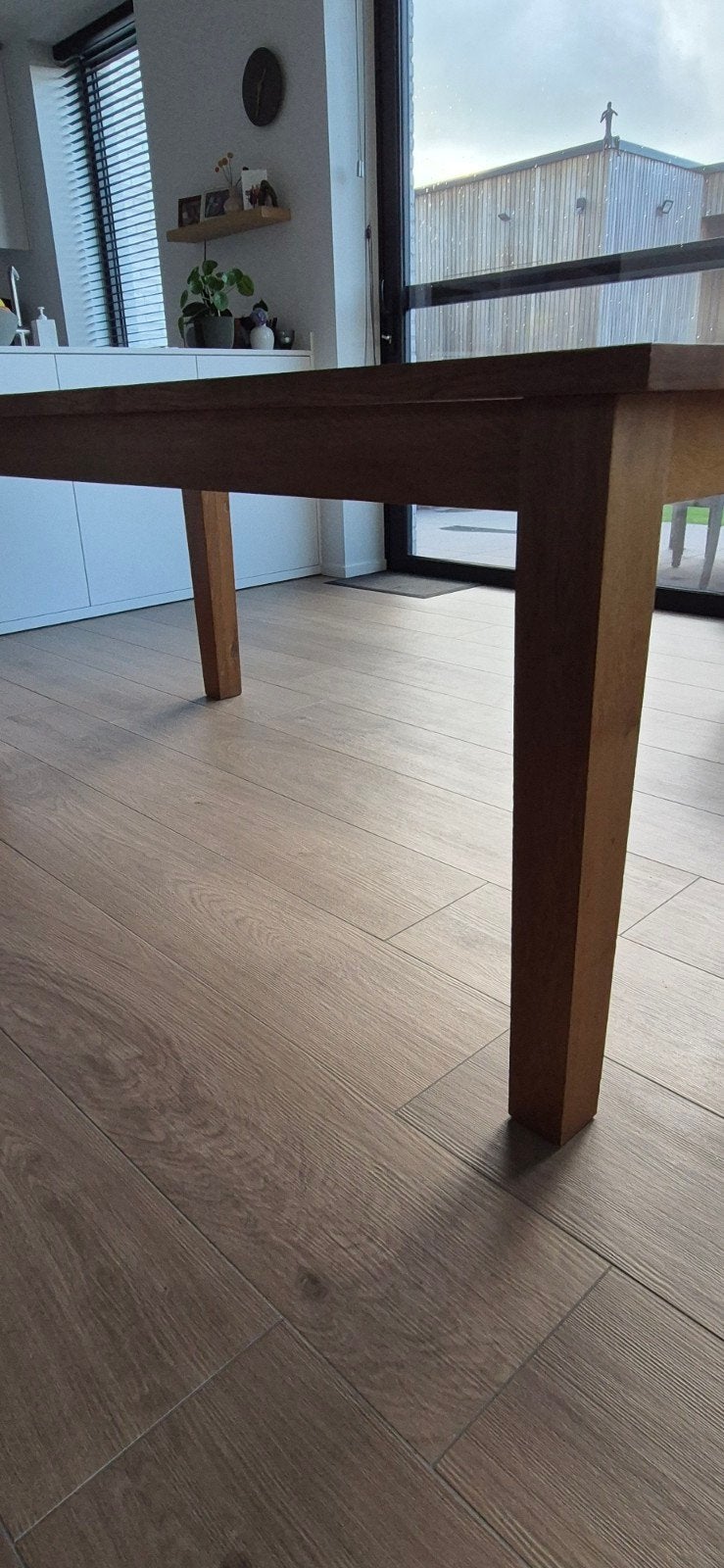 eettafel, Huis en Inrichting, Ophalen, Gebruikt, Eikenhout, 50 tot 100 cm