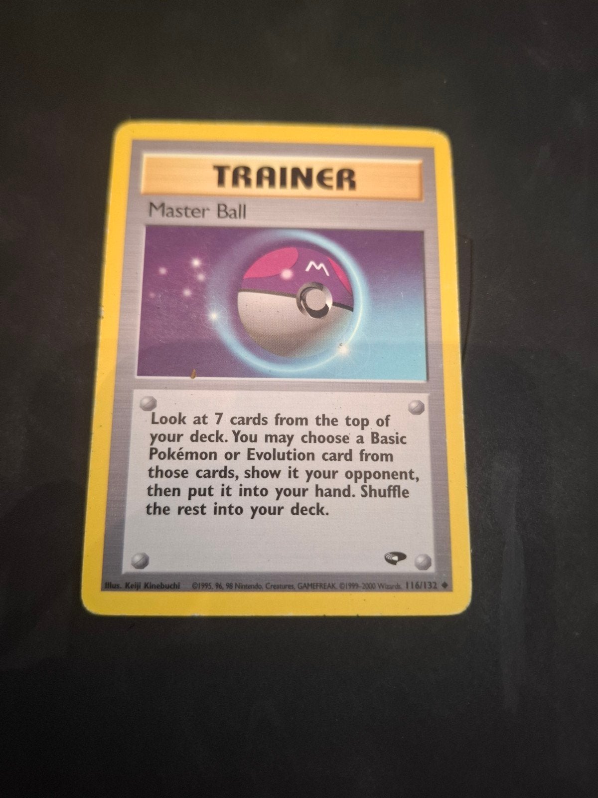 Pokémon Trainer Master Ball Kaart 116/132 (Engels), Ophalen of Verzenden