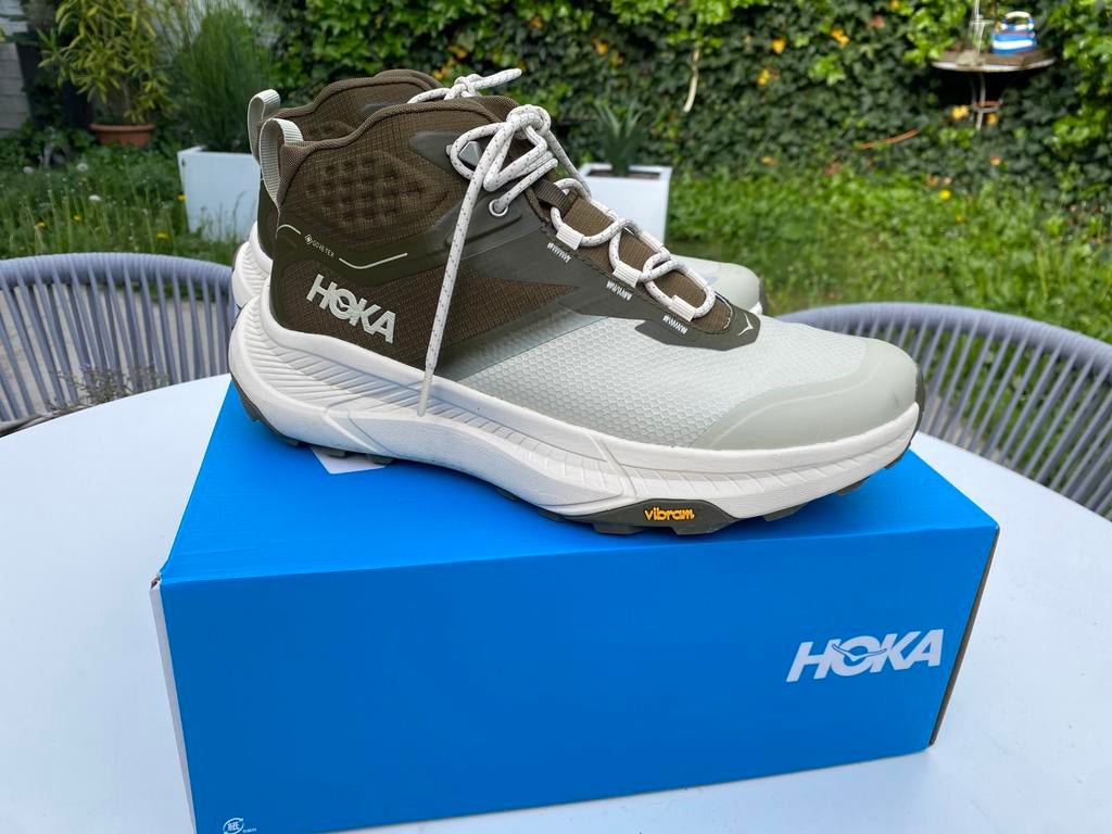 Hoka Transport Hike GTX Vibram zool 43 1/3, Sport en Fitness, Bergsport en Wandelen, Ophalen, Nieuw, Schoenen