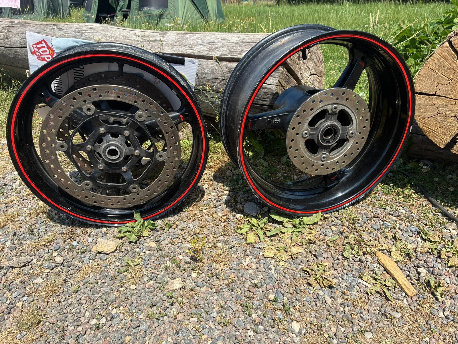Yamaha R1 2002 velgen, Ophalen, Gebruikt