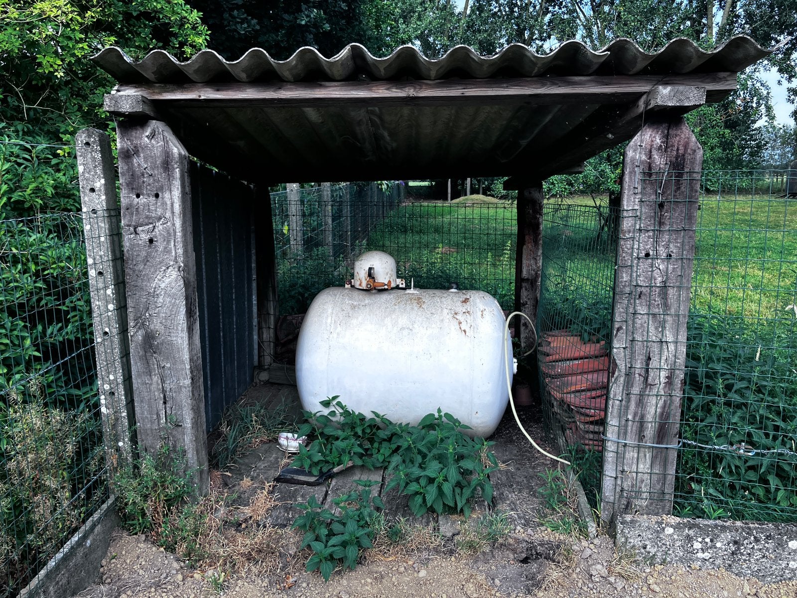 Tank propaangas, Ophalen, Gebruikt