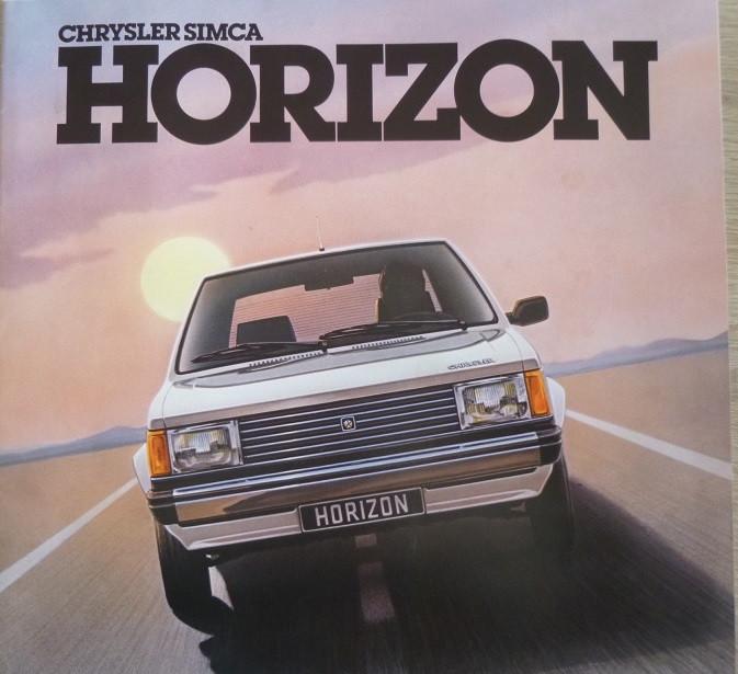 Brochure de la Chrysler Simca Horizon, 1978, Envoi, Utilisé, Autres marques