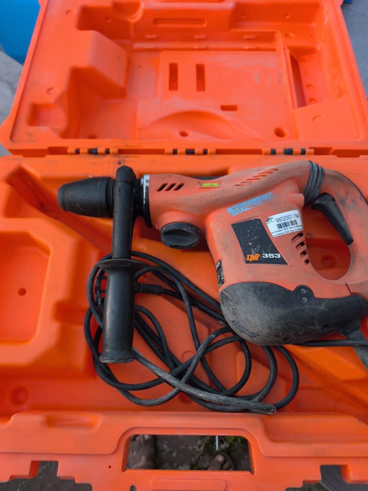 Perforateur Burineur SPIT 353, SDS-Max 40mm, Enlèvement, Comme neuf