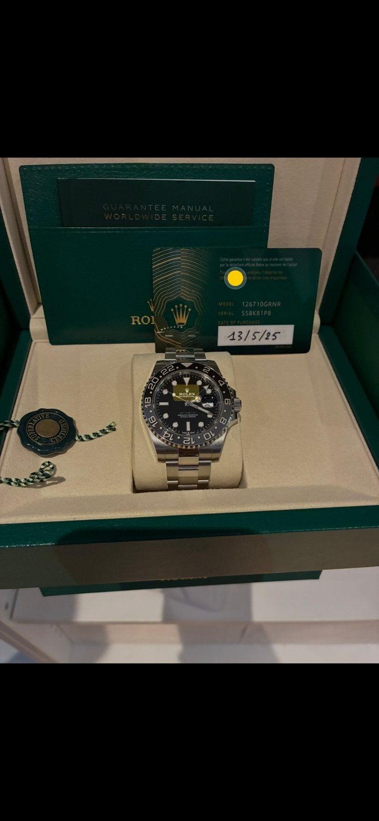 Rolex Bruce Wayne, Handtassen en Accessoires, Horloges | Heren, Ophalen, Zo goed als nieuw, Rolex