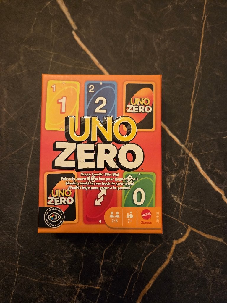 UNO ZERO, 1 ou 2 joueurs, Enlèvement ou Envoi, Neuf, Mattel