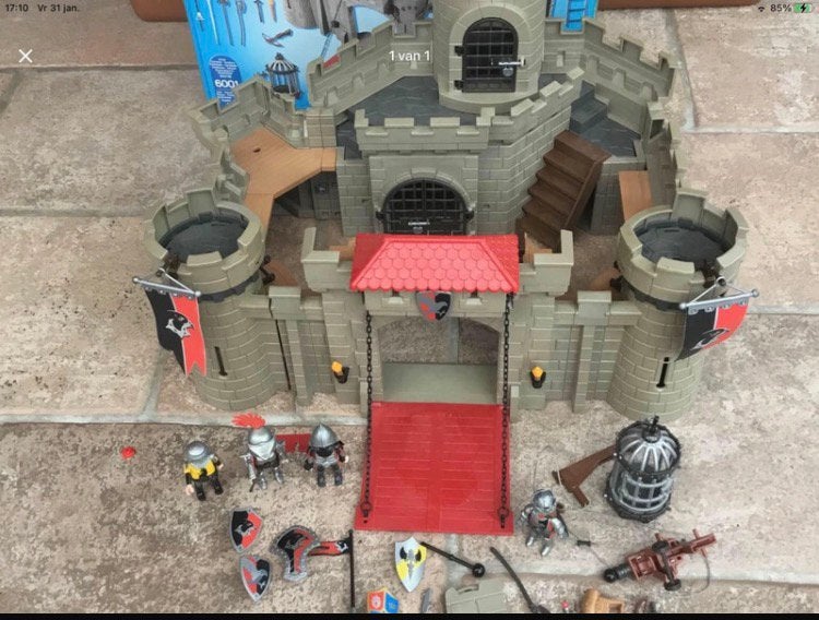 Playmobil 6001, Kinderen en Baby's, Gebruikt, Ophalen of Verzenden, Kasteel/Fort, Knights
