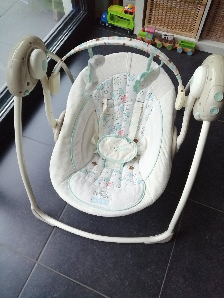 Babyschommel met wiegfunctie, Autres marques, Enlèvement, Utilisé, Avec ceinture(s)