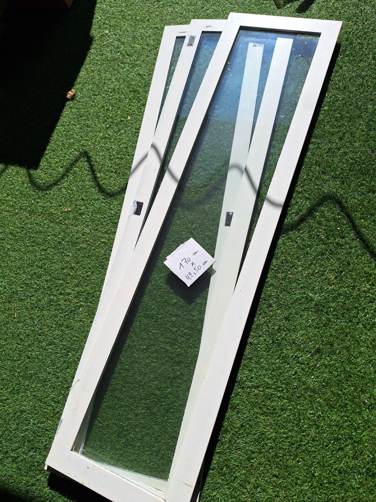 3 Vitrine Deuren, Doe-het-zelf en Bouw, Ophalen, Minder dan 80 cm, Overige typen, 160 cm of meer