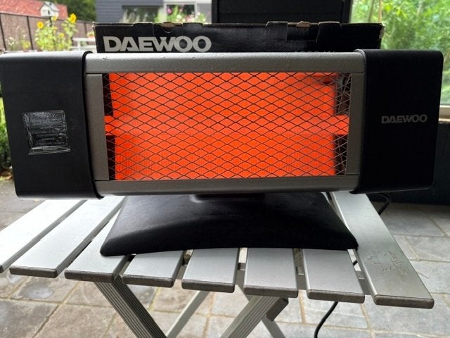 DAEWOO Infrarood straler - 2stuks, Tuin en Terras, Ophalen, Nieuw, Elektrisch, Wand