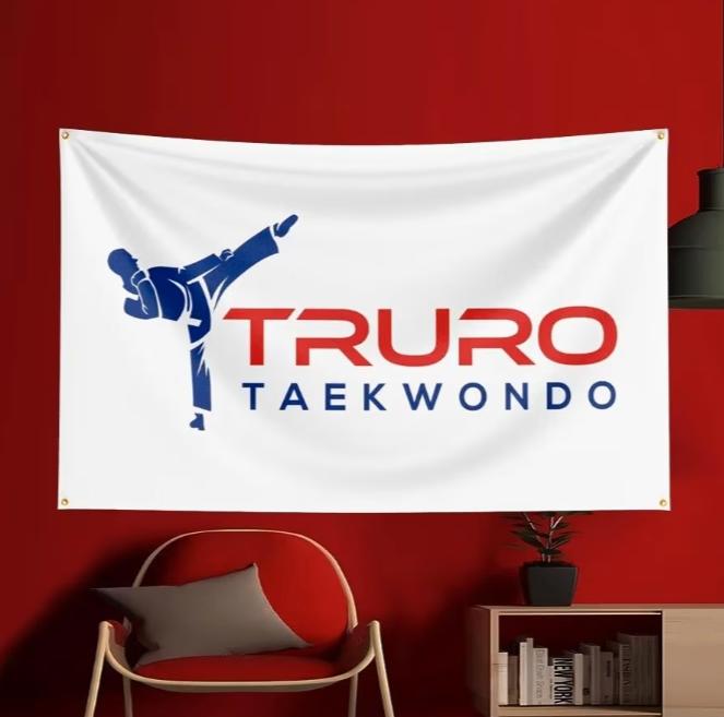 Grote vlaggen Taekwondo (150x90cm), Ophalen of Verzenden, Nieuw