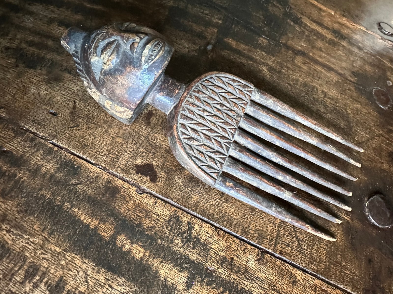 Luba haarkam Afrikaanse trubale kunst, Verzenden