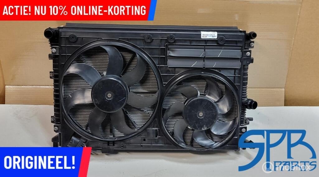 VW JETTA BEETLE 5C RADIATEUR KOELERPAKKET 2.0 Tdi KOELERSET, Auto-onderdelen, Gebruikt, Volkswagen, Ophalen of Verzenden, Volkswagen