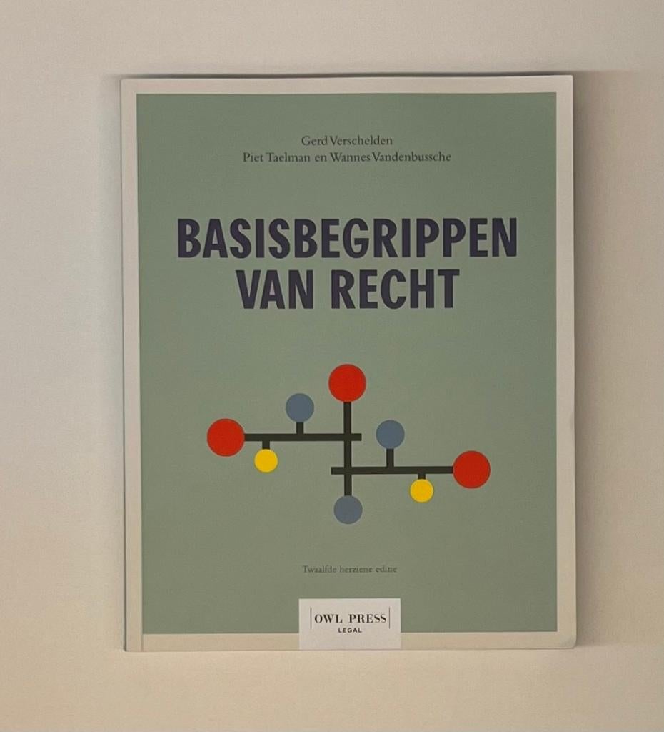 Basisbegrippen van Recht (editie 2025) – Nieuw, Boeken, Studieboeken en Cursussen, Owl press, Hoger Onderwijs, Nieuw, Ophalen of Verzenden