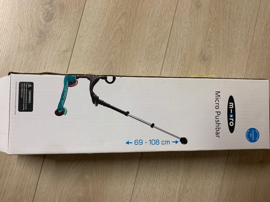 Micro step zitje met duwstang, Fietsen en Brommers, Steps, Ophalen, Zo goed als nieuw