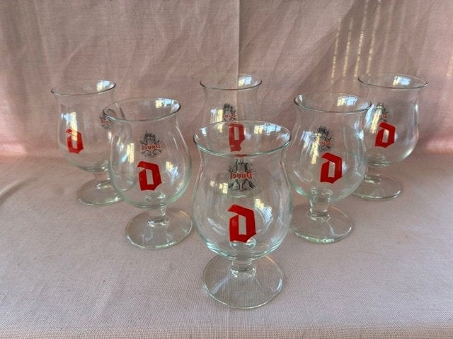 Duvel 6 kleine glaasjes, Ophalen of Verzenden, Zo goed als nieuw, Gebruiksvoorwerp