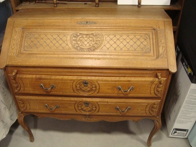 MEUBLE SECRETAIRE, Maison & Meubles, Armoires | Secrétaires, Enlèvement, Utilisé, Années 60.