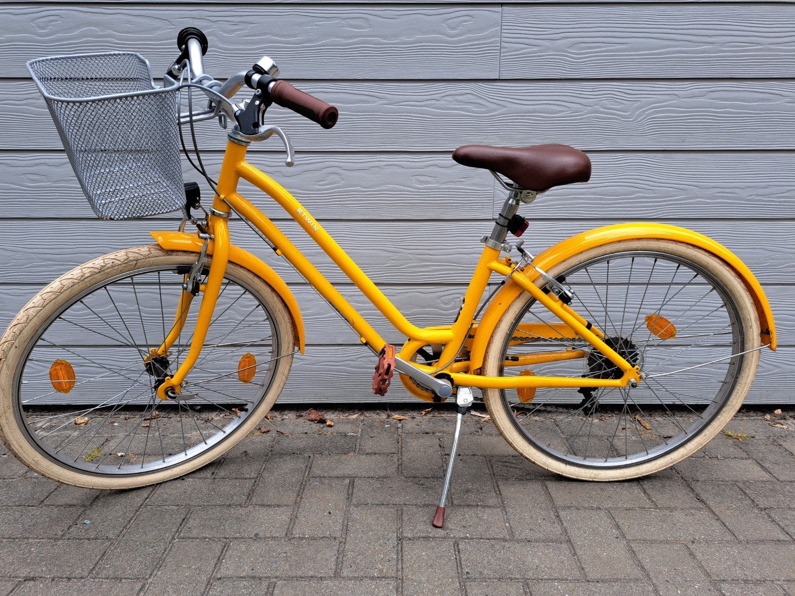 Fiets B'Twin 24", Ophalen, 20 inch of meer, Velgrem, B-Twin