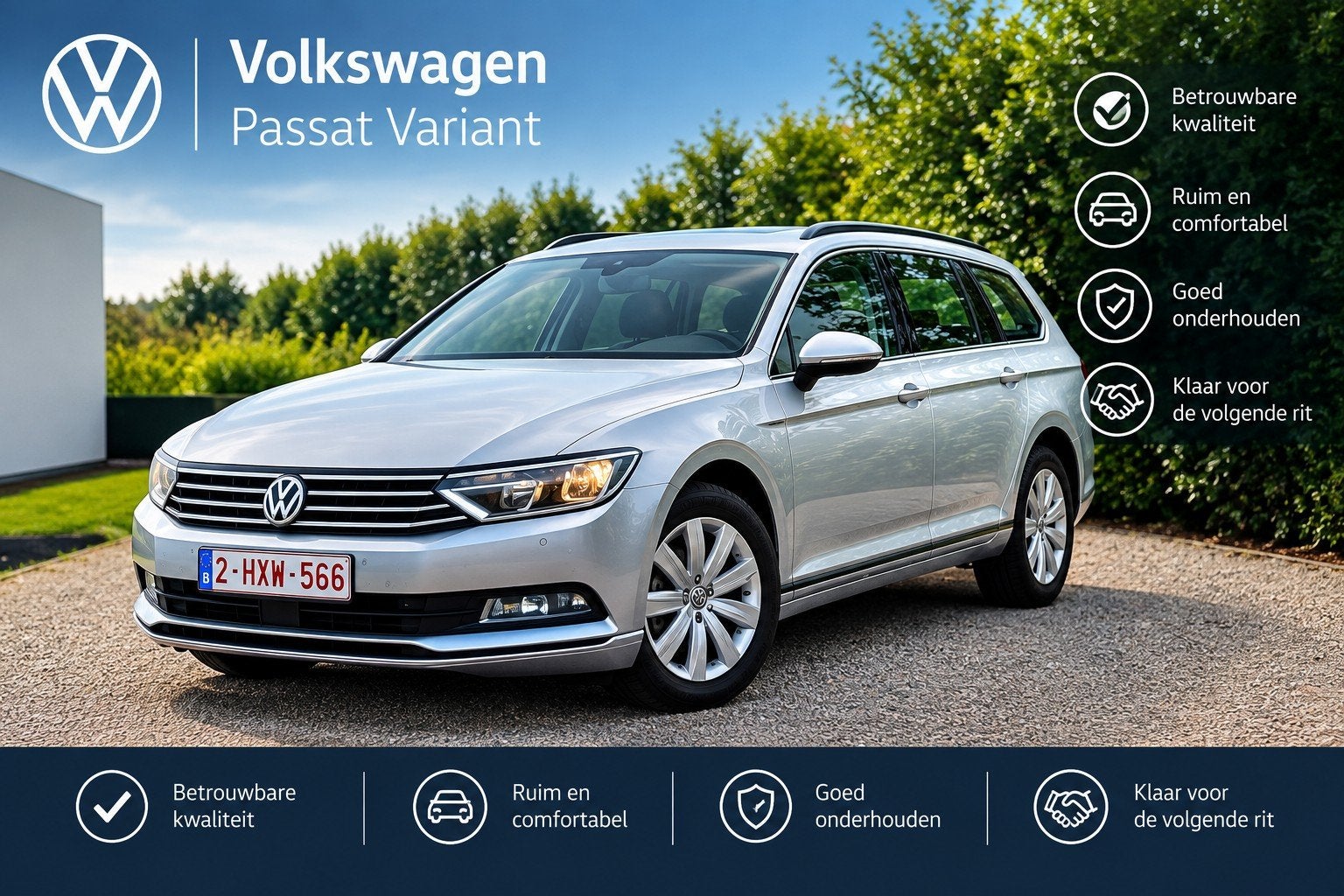 * Volkswagen Passat 2.0 Diesel * Automaat // topstaat // Gvv, Autos, Argent ou Gris, Attache-remorque, Euro 6, Entreprise