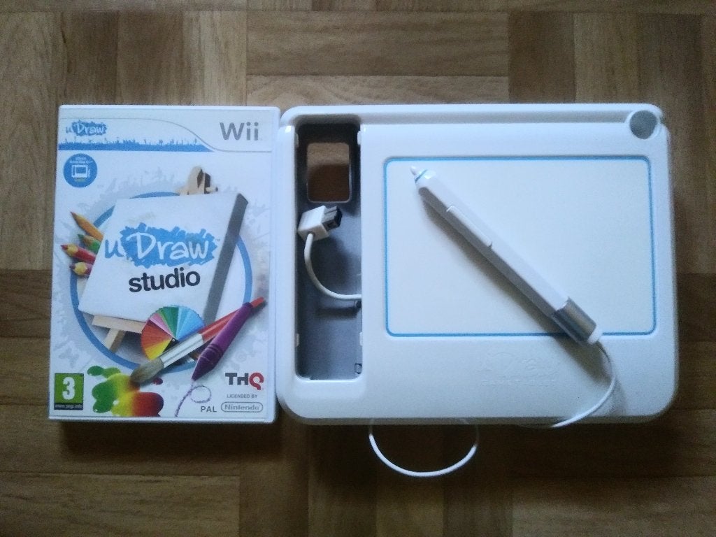 U Draw Studio met game tablet voor de Wii, Games en Spelcomputers, Puzzel en Educatief, 1 speler, Eén computer, Ophalen of Verzenden