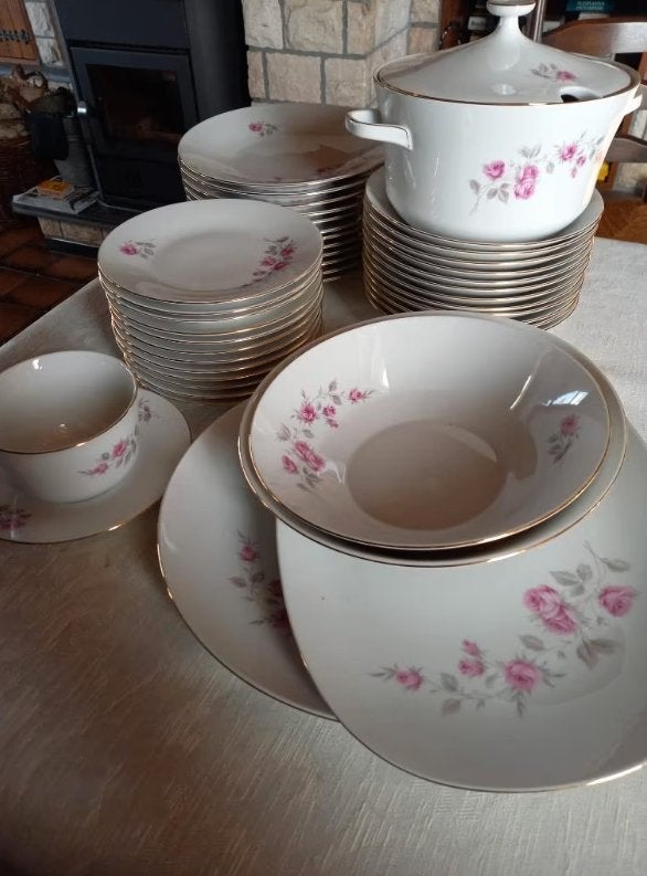 42 delig servies ( 12 personen ) hutschenreuter van 1974, Ophalen