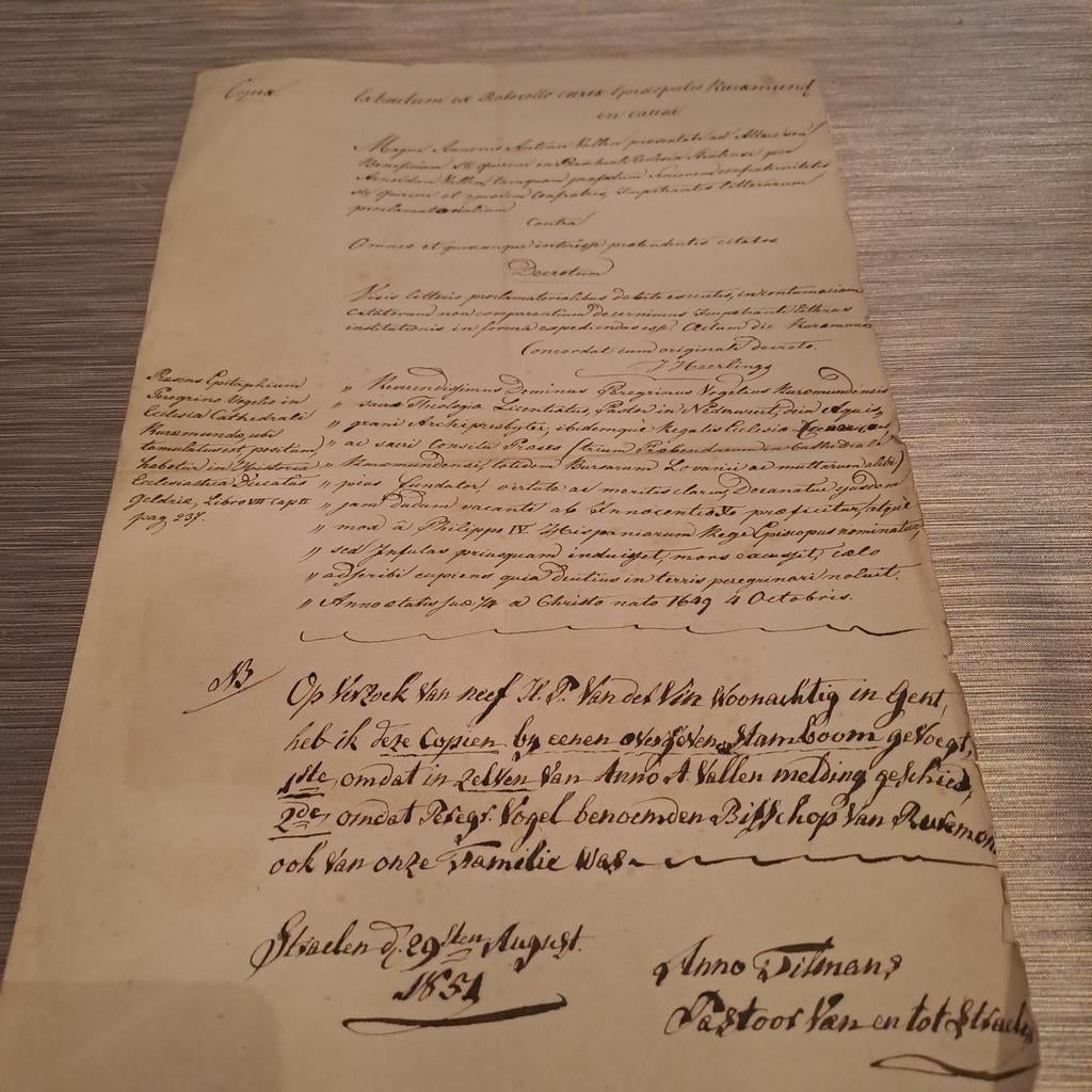 Archives historiques manuscrites des anciens Pays-Bas, latin, Collections, Enlèvement