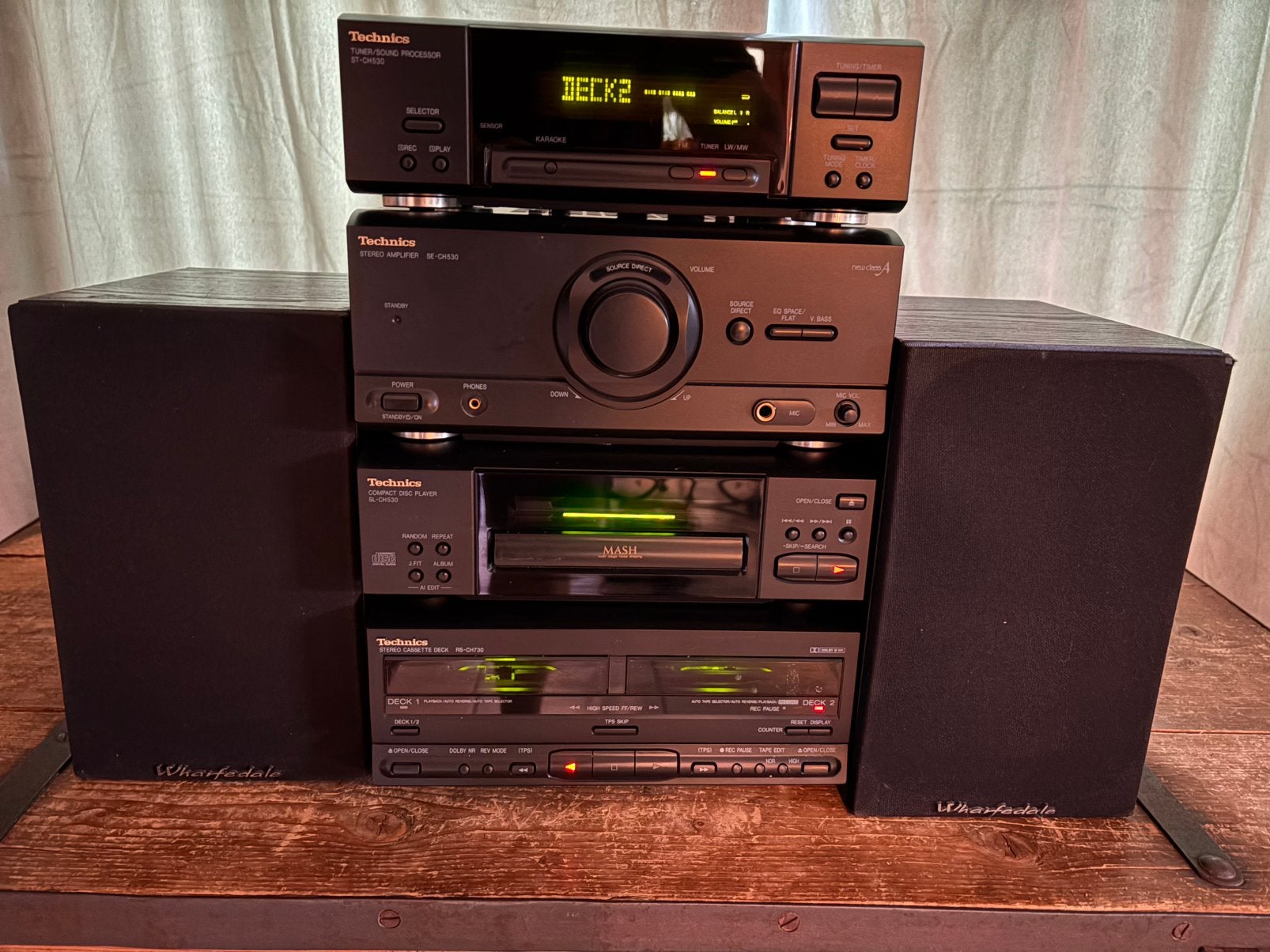 Chaine Hi-fi TECHNICS vintage TOTALEMENT FONCTIONNELLE, TV, Hi-fi & Vidéo, Autres marques, Micro chaîne, Deck cassettes ou Lecteur-enregistreur de cassettes