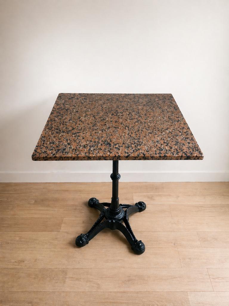 Terras tafel - 5 stuks, Huis en Inrichting, Overige materialen, Gebruikt, Vierkant, Ophalen