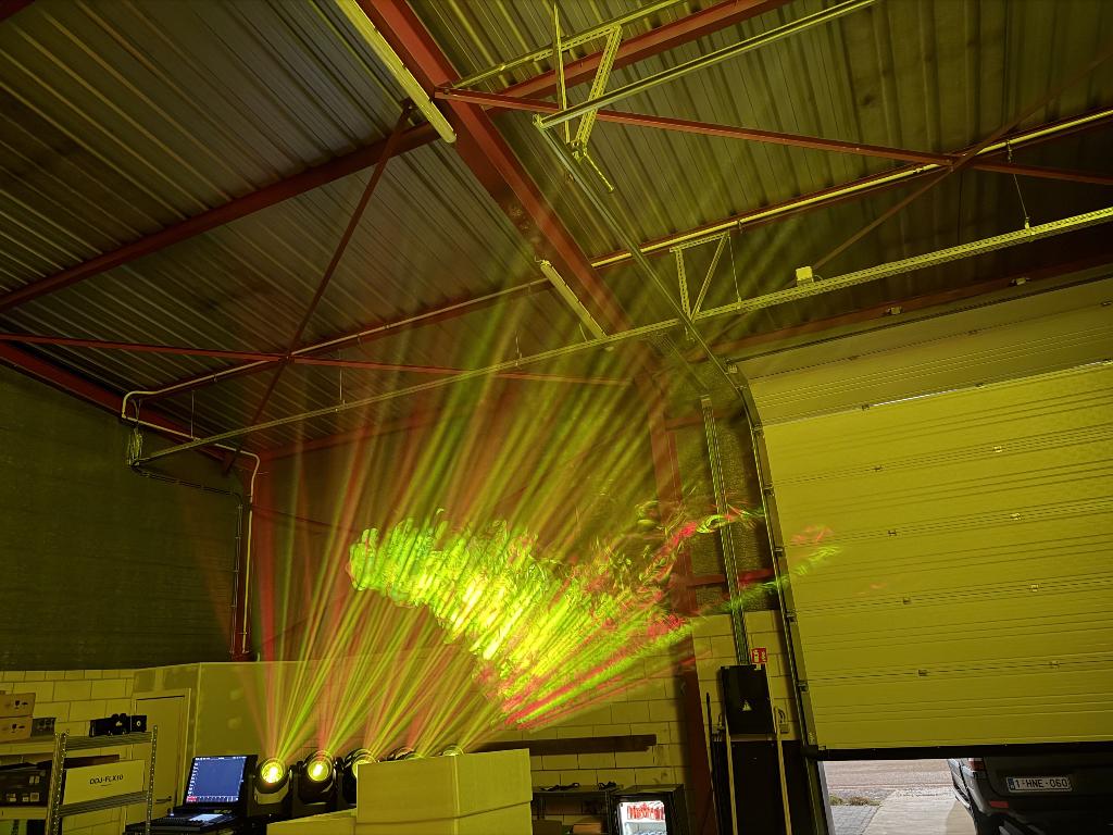 8x 380W Beam Sharpy Movinghead, Enlèvement