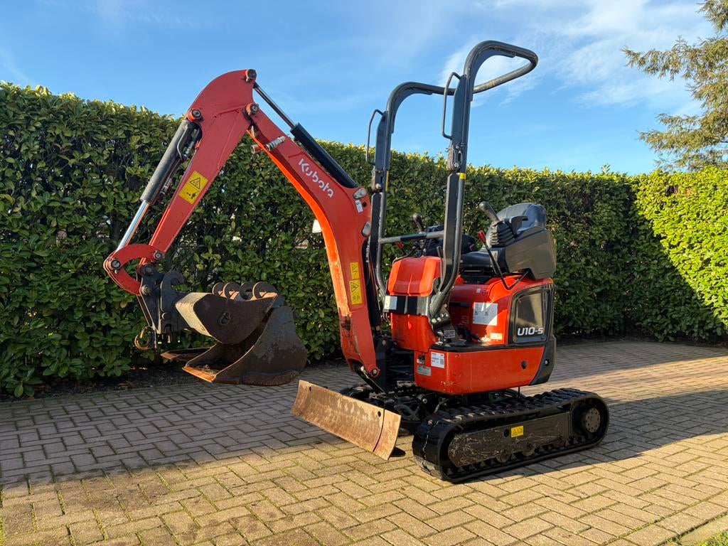 Kubota U10-5 bagger, minigraver, Zakelijke goederen, Machines en Bouw | Kranen en Graafmachines, Ophalen
