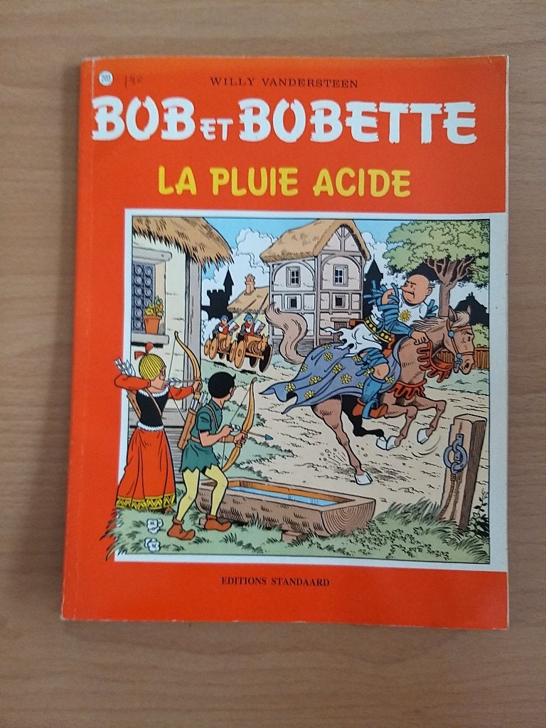 Bande dessinée BD Bob et Bobette La pluie d'acide 203, Une BD, Enlèvement ou Envoi, Utilisé, Willy Vandersteen