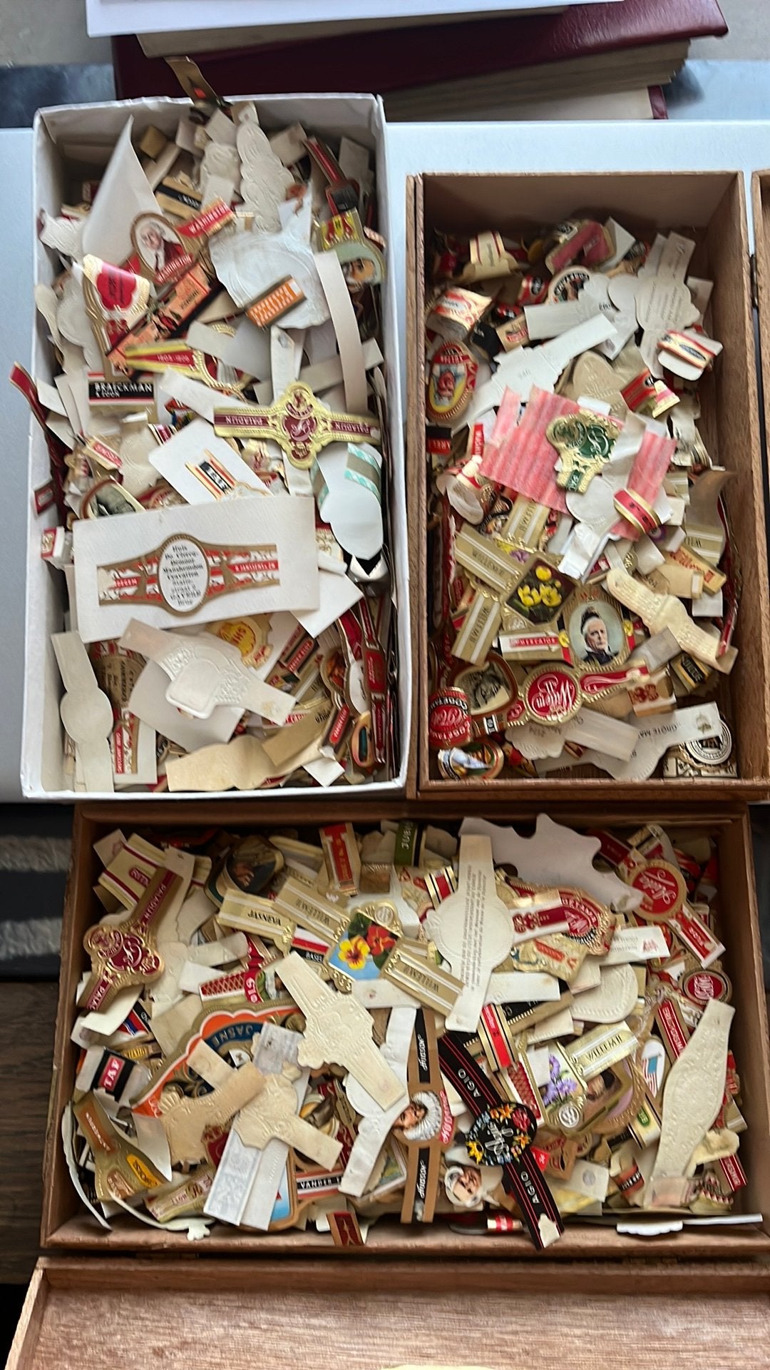 Lot sigarenbandjes, Verzamelen, Ophalen of Verzenden, Sigarenbandjes